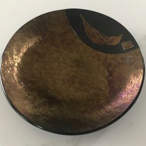 L. Latimer Iridescent Signed Glass Bowl